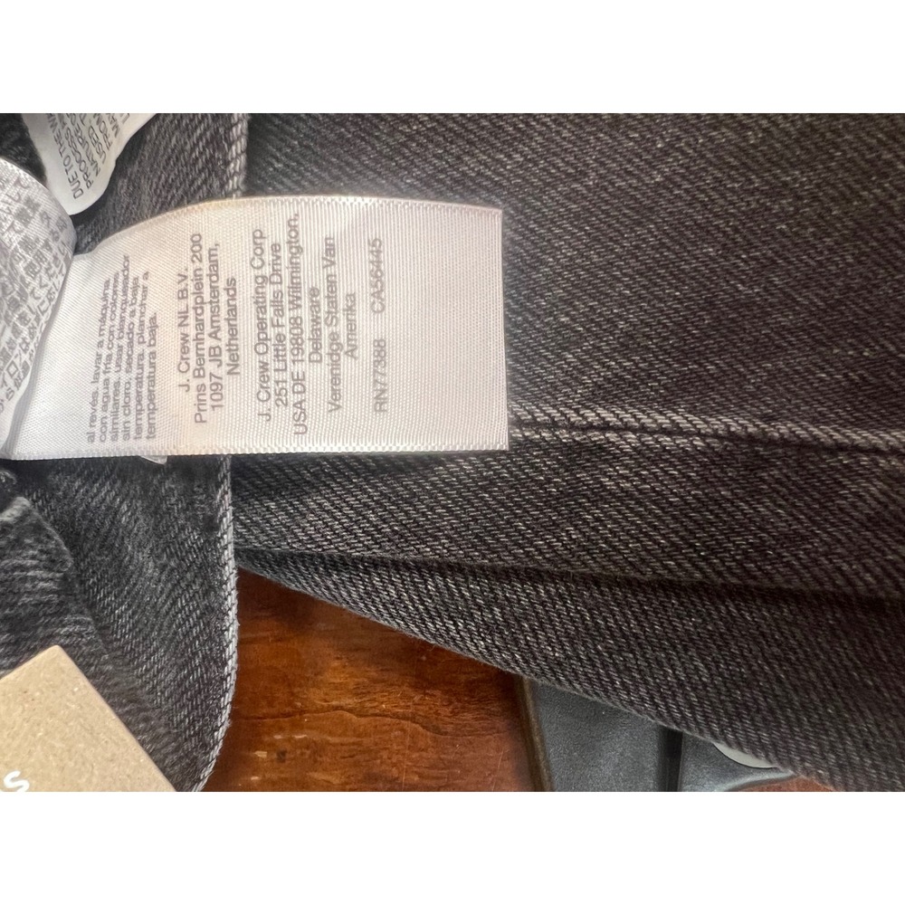 Madwell Superwide-Leg Jeans High Waist Lunar Wash Black NT849 W24 - Picture 8 of 9